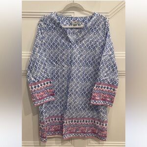 Vineyard Vines linen blend tunic/coverup size M